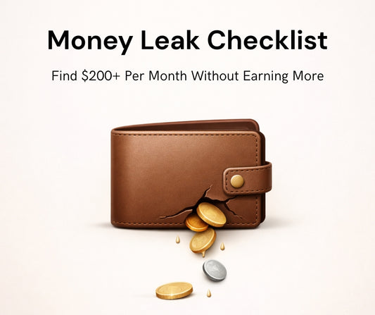 Money Leak Checklis
